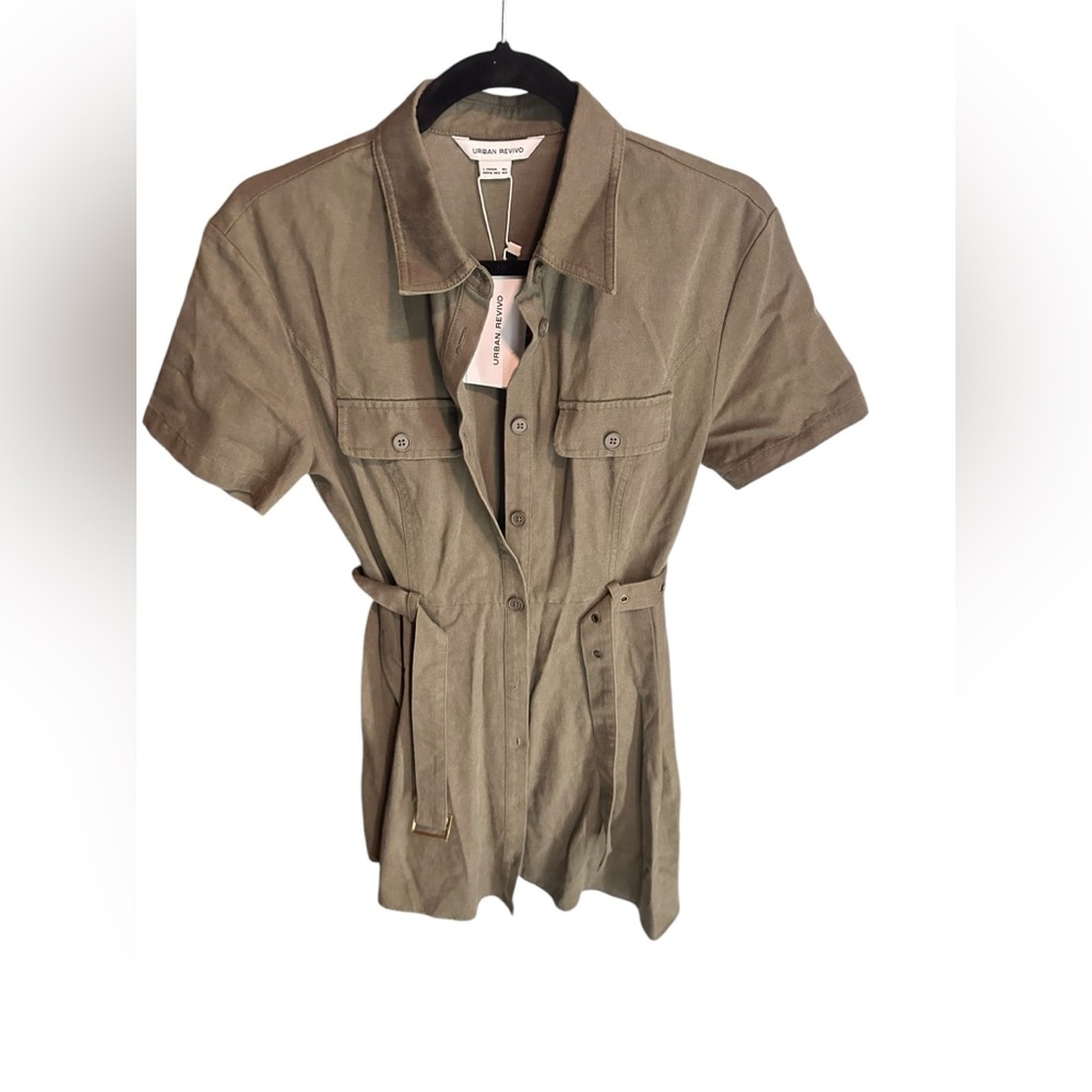 Urban REVIVO pleated mini dress